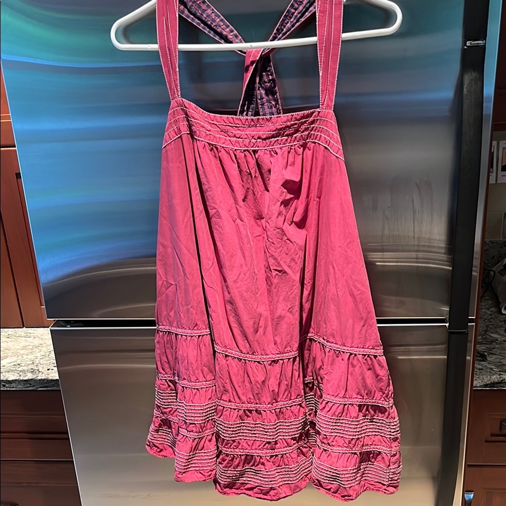 Pilcro Pink Mini Swing Dress